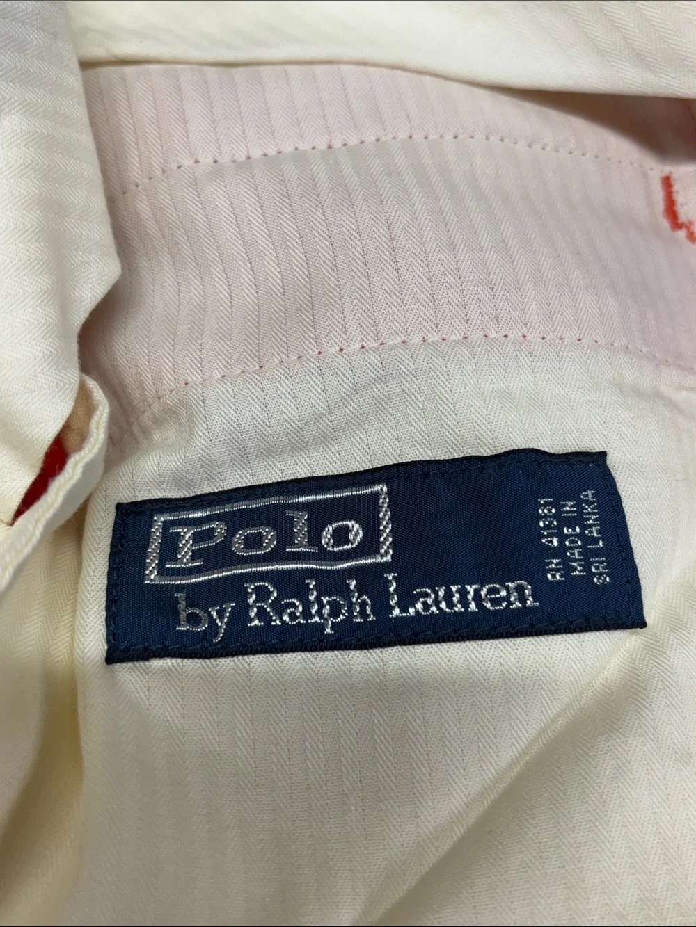 ✨Polo by Ralph Lauren Men’s 100% Linen Pants Vibrant Orange Chinos Size 31x30